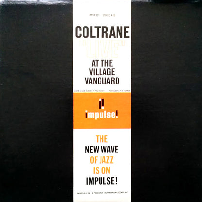 Coltrane* : "Live" At The Village Vanguard (LP, Album, RE, Gat)
