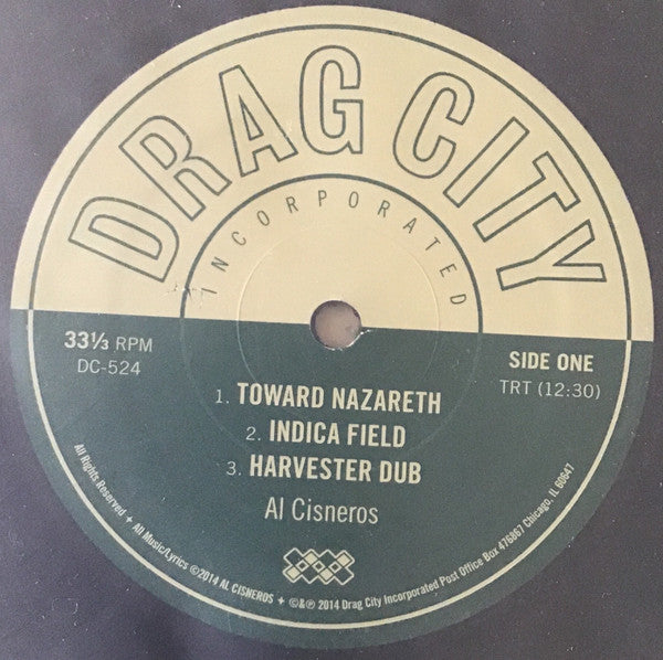Al Cisneros : Toward Nazareth / Indica Field / Harvester Dub / Yerushaláyim / Version (12", EP)