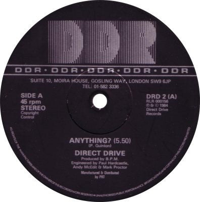 Direct Drive (3) : Anything? (12")