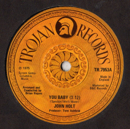 John Holt : You Baby (7", Sol)