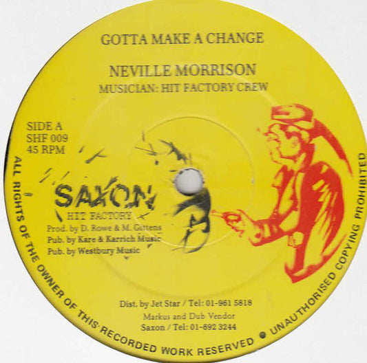 Neville Morrison : Gotta Make A Change (12")