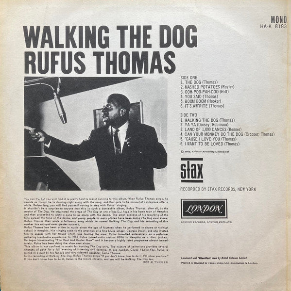 Rufus Thomas : Walking The Dog (LP, Album, Mono)