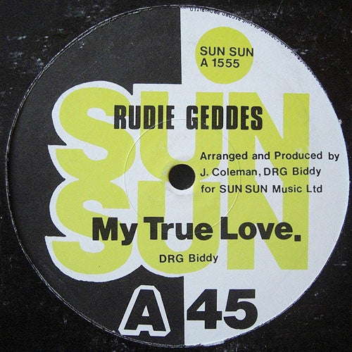 Rudie Geddes : My True Love (12", Single)