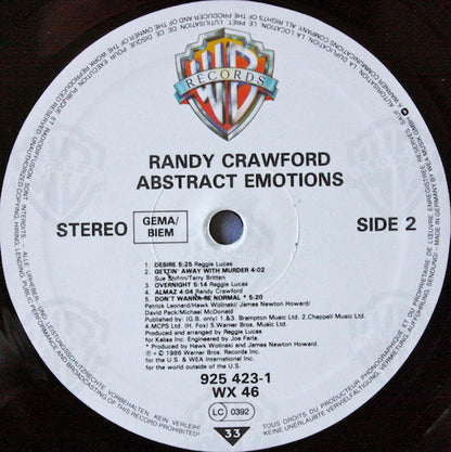 Randy Crawford : Abstract Emotions (LP, Album)
