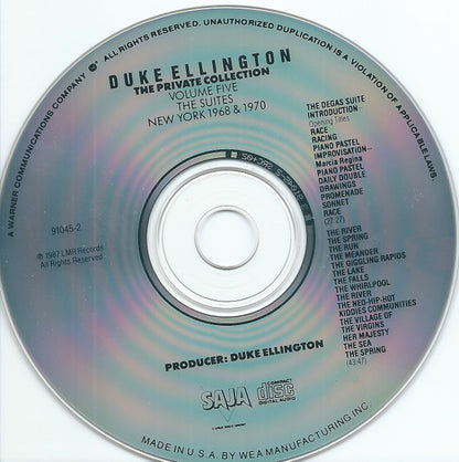 Duke Ellington : The Private Collection: Volume Five, The Suites, New York 1968 & 1970 (CD)