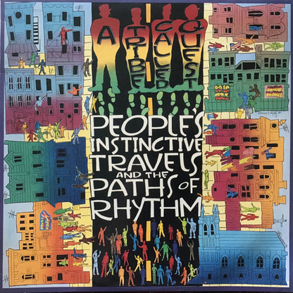 A Tribe Called Quest : People's Instinctive Travels And The Paths Of Rhythm (LP, Album)