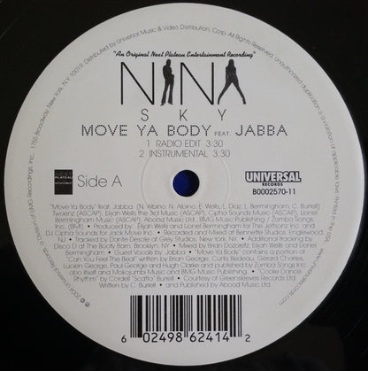 Nina Sky : Move Ya Body / In A Dream (12")