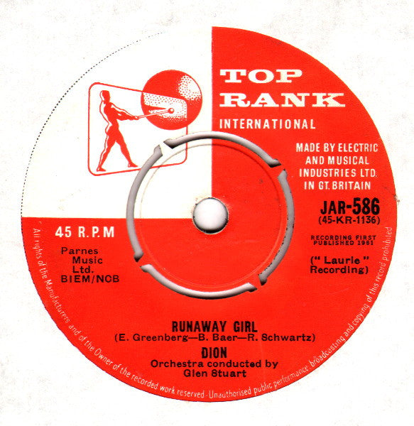 Dion (3) : Runaround Sue (7", Single)