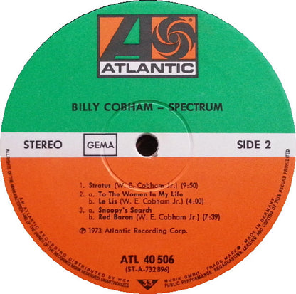Billy Cobham : Spectrum (LP, Album, Gat)