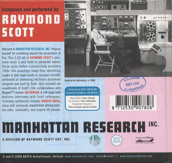 Raymond Scott : Manhattan Research Inc. (2xCD, Nim)