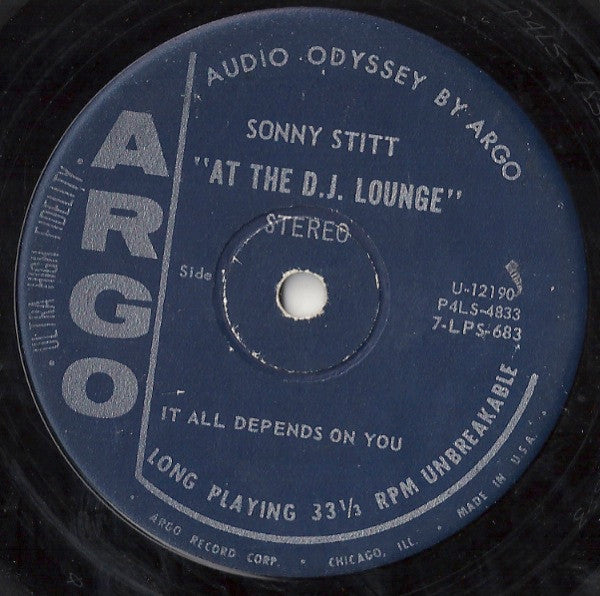 Sonny Stitt : At The D.J. Lounge (7", Jukebox)