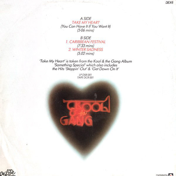Kool & The Gang : Take My Heart (You Can Have It If You Want It) (12", Single)
