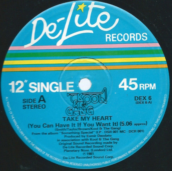 Kool & The Gang : Take My Heart (You Can Have It If You Want It) (12", Single)