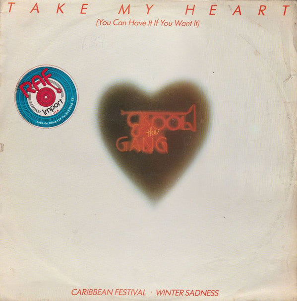 Kool & The Gang : Take My Heart (You Can Have It If You Want It) (12", Single)