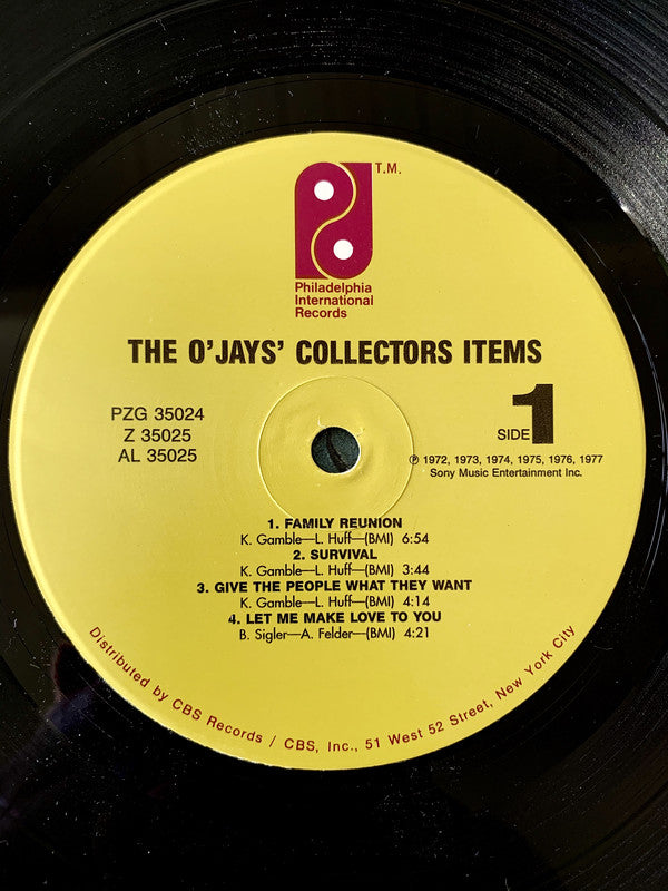 The O'Jays : Collectors' Items (2xLP, Comp, RE)