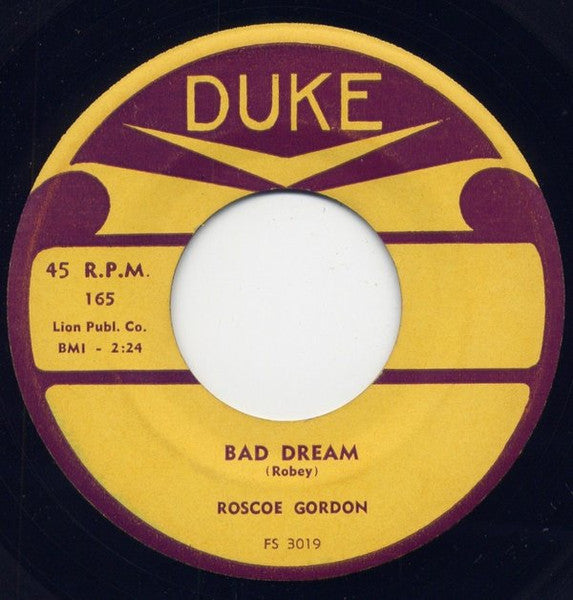 Rosco Gordon : Keep On Doggin' / Bad Dream (7", Single)