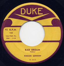 Rosco Gordon : Keep On Doggin' / Bad Dream (7", Single)