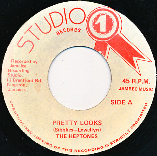 The Heptones : Pretty Looks (7", RE)