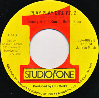 Johnny Osbourne : Play Play Girl (7")