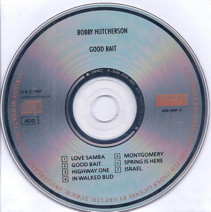 Bobby Hutcherson : Good Bait (CD, Album)