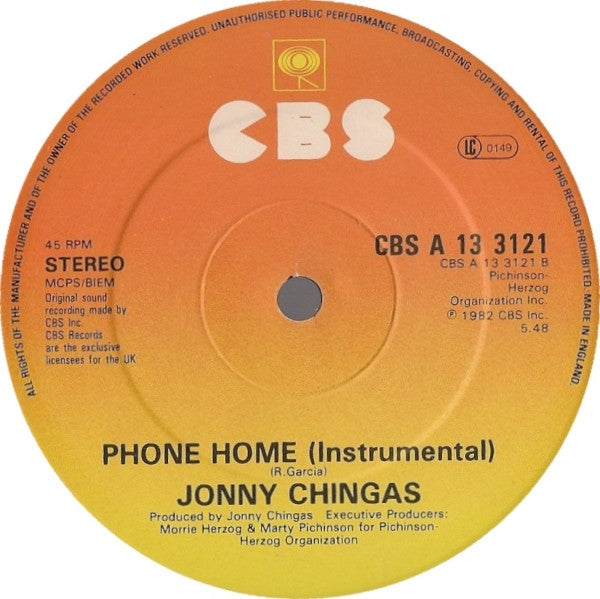 Jonny Chingas : Phone Home (12", Single)