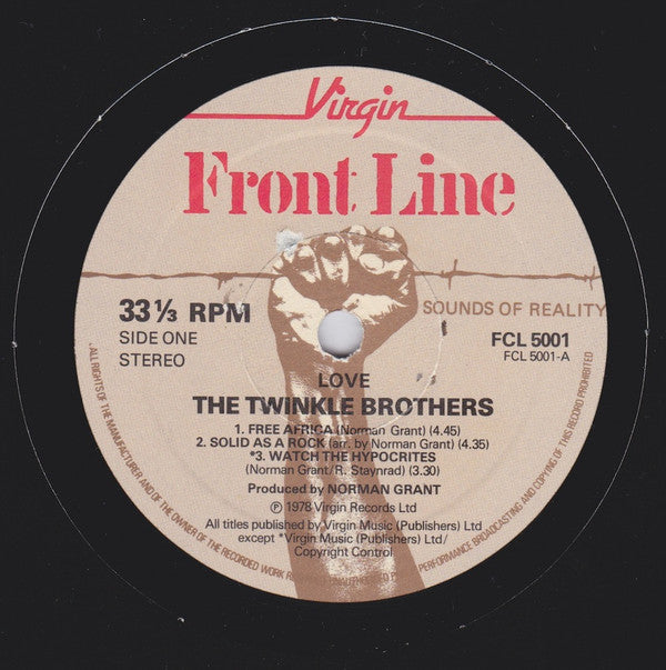 Twinkle Brothers : Love (10", MiniAlbum)