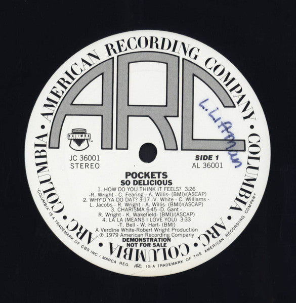 Pockets : So Delicious (LP, Album, Promo)