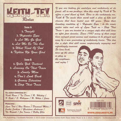 Keith & Tex : Redux (LP, Album, Comp, 180)