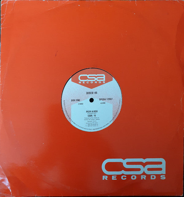 Earl Sixteen : Peek-A-Boo / Julia (12")