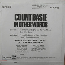 Count Basie : In Other Words (7", EP)