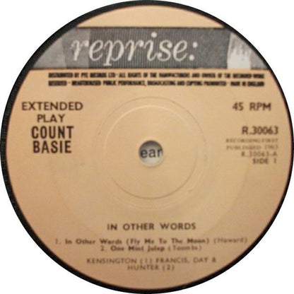 Count Basie : In Other Words (7", EP)