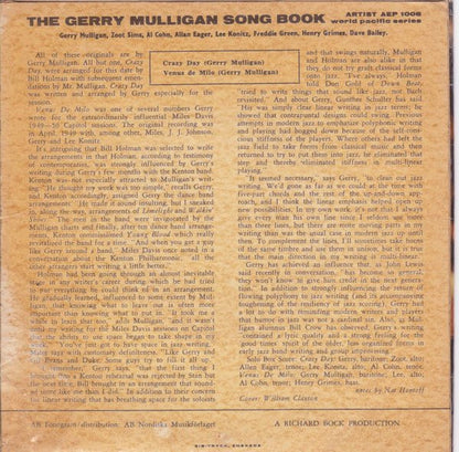 Gerry Mulligan And The Sax Section : The Gerry Mulligan Songbook Volume 1 (7", EP)