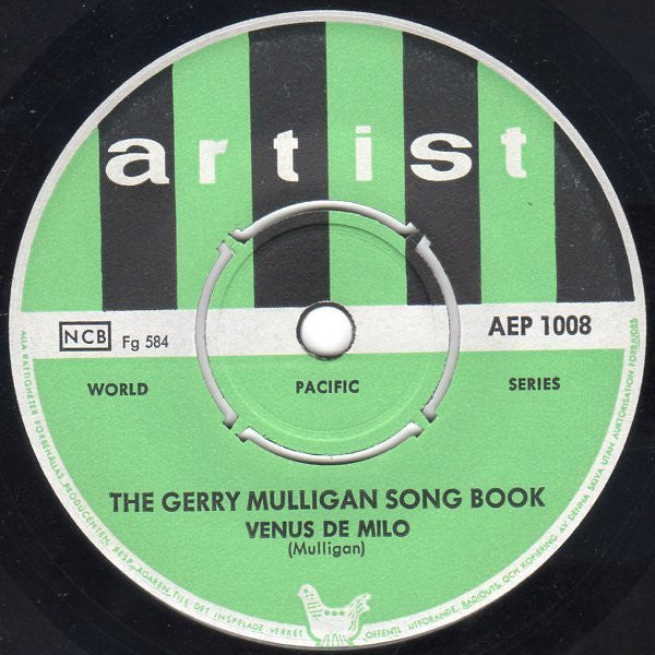 Gerry Mulligan And The Sax Section : The Gerry Mulligan Songbook Volume 1 (7", EP)