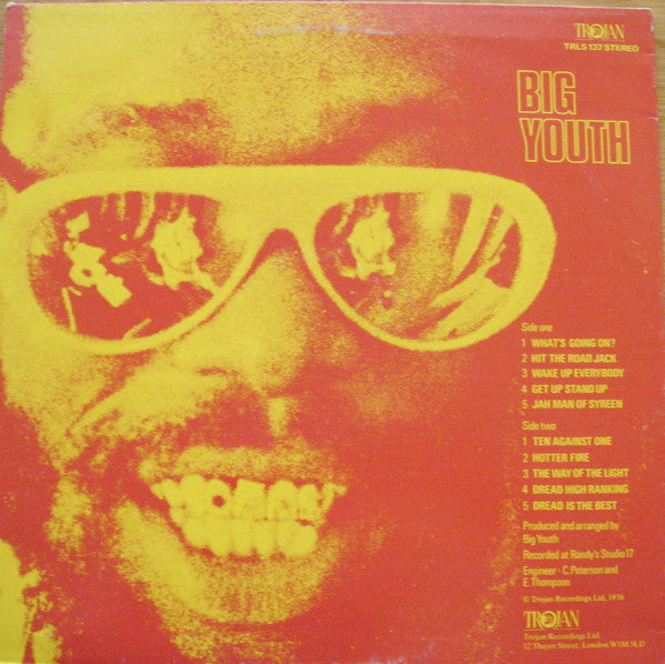 Big Youth : Hit The Road Jack (LP)