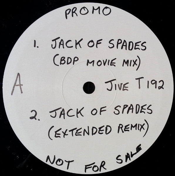 Boogie Down Productions : Jack Of Spades (12", W/Lbl)