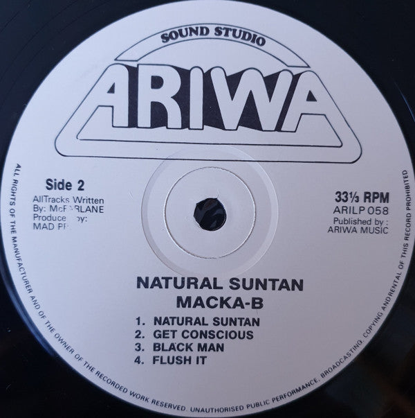 Macka B : Natural Suntan (LP, Album)