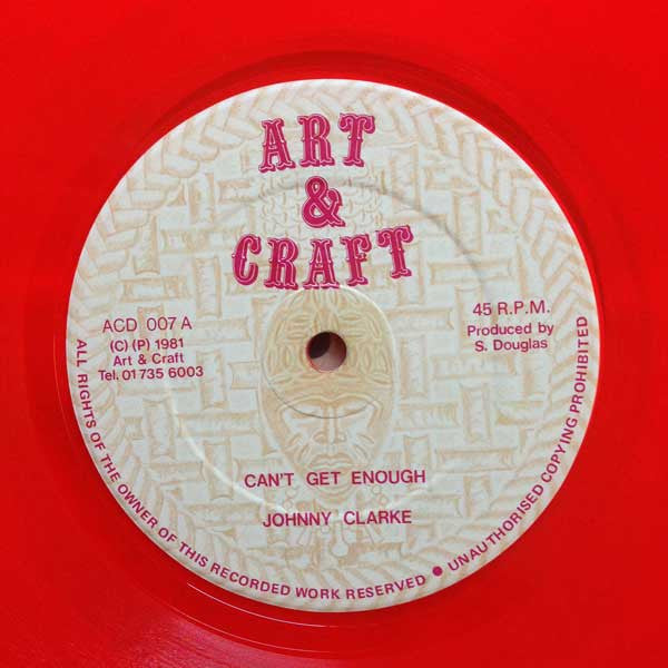 Johnny Clarke : Can't Get Enough (12", Red)