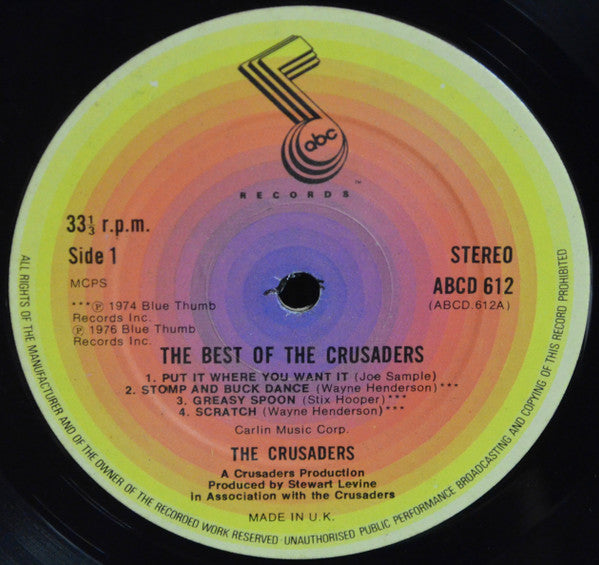 The Crusaders : The Best Of The Crusaders (2xLP, Comp)