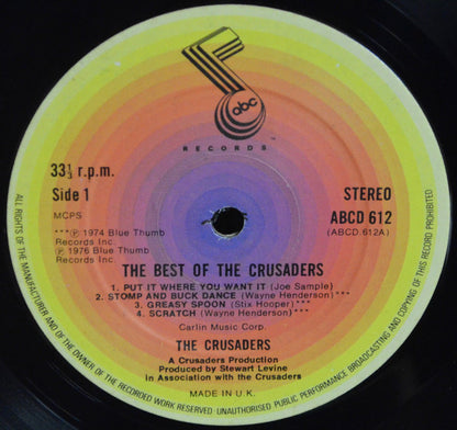 The Crusaders : The Best Of The Crusaders (2xLP, Comp)