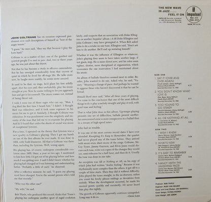 John Coltrane Quartet* : Ballads (LP, Album, RE, Typ)