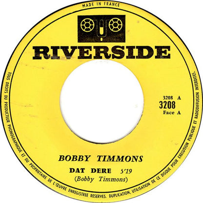 Bobby Timmons : Dat Dere (7", EP, Mono)