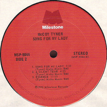 McCoy Tyner : Song For My Lady (LP, Album)