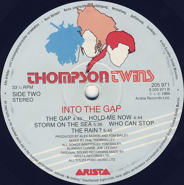 Thompson Twins : Into The Gap (LP, Album)