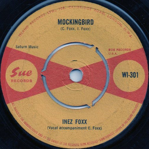 Inez Foxx : Mockingbird (7", Single)