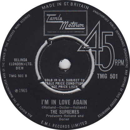 The Supremes : Stop! In The Name Of Love (7", Single)