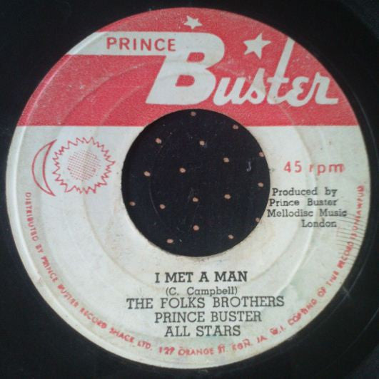 Folkes Brothers, Prince Buster's All Stars : Oh Carolina (7", Single, RE)