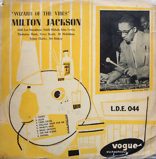 Milt Jackson : Wizard Of The Vibes (10", Comp)