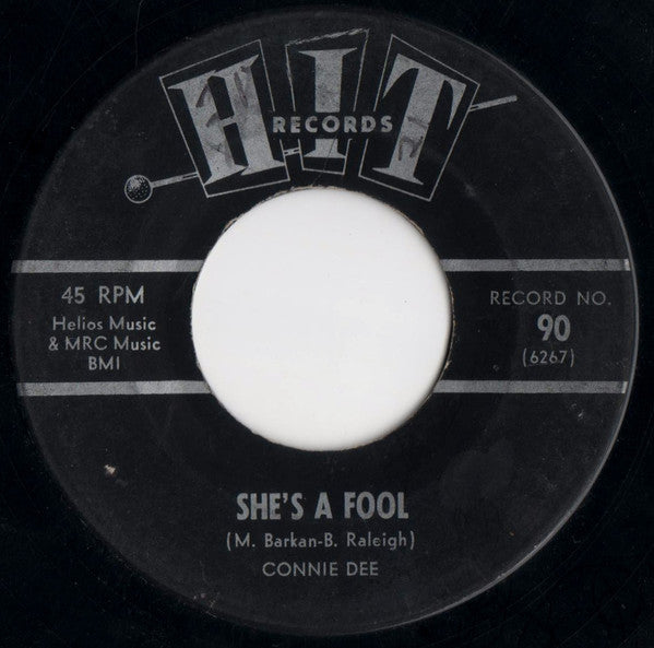Leroy Jones (6)  /  Connie Dee : It's All Right / She's A Fool (7")