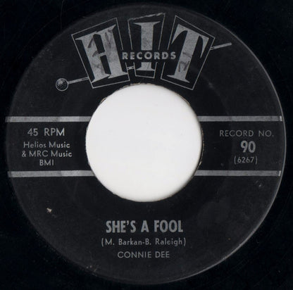 Leroy Jones (6)  /  Connie Dee : It's All Right / She's A Fool (7")