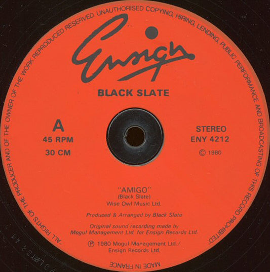 Black Slate : Amigo (12")